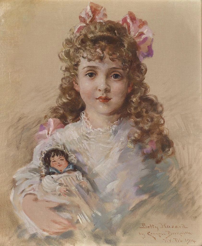 Betty Hazard con la sua bambola preferita 1914